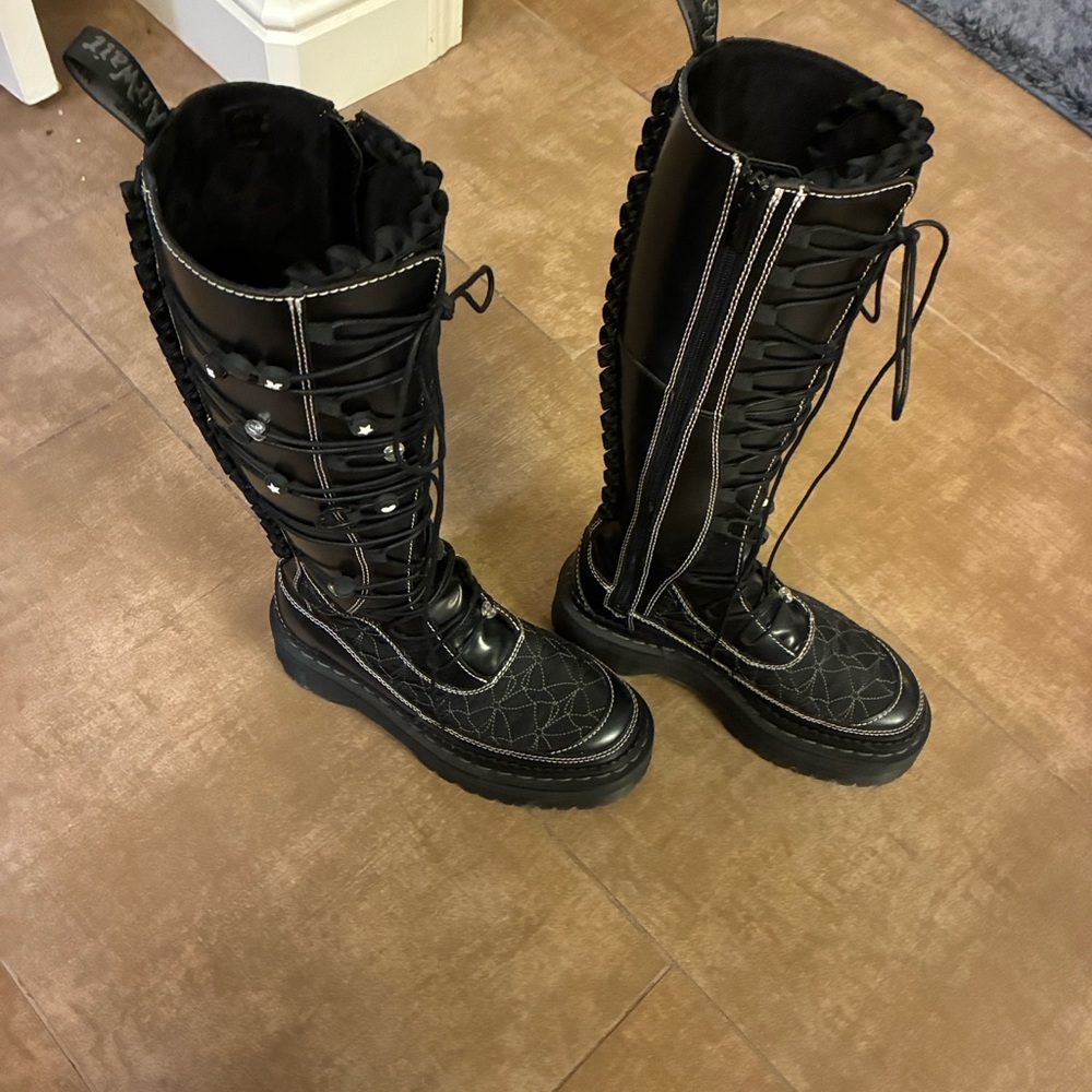 Dr. Martens Black Lace-Up Women's Boots
